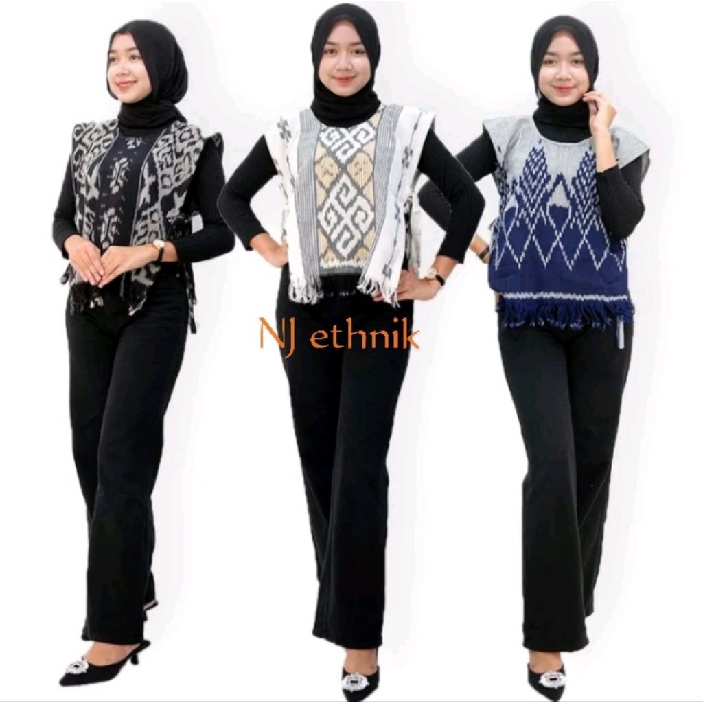 ROMPI TENUN VEST TENUN OUTER WANITA KEKINIAN