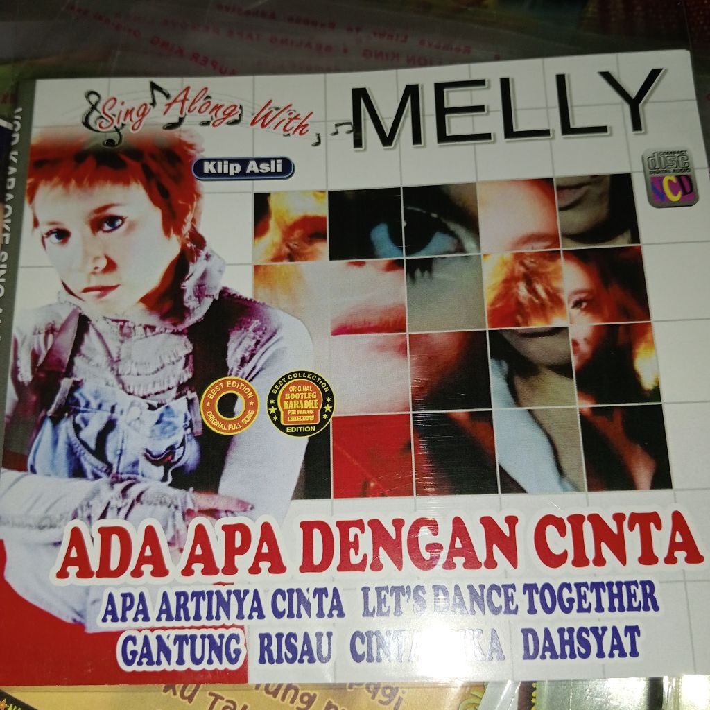 KASET VCD KARAOKE SING A LONG WITH MELLY