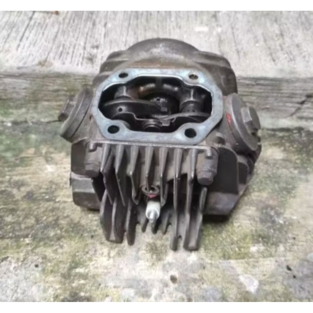 blok head bahan kosongan Honda Astrea grand legenda Supra fit lama original second copotan pnp