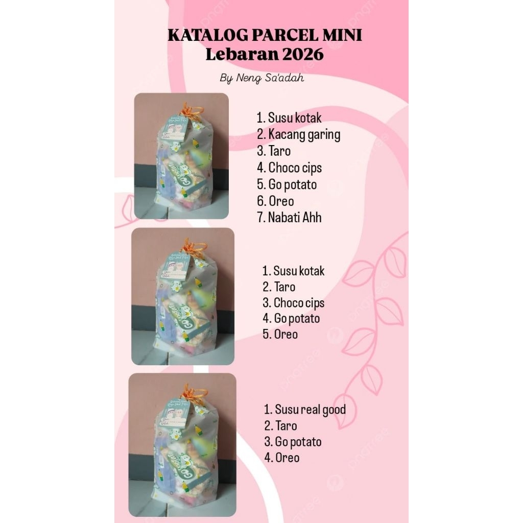 parcel Mini/parcel mini untuk Bocil/parcel lebaran 2026