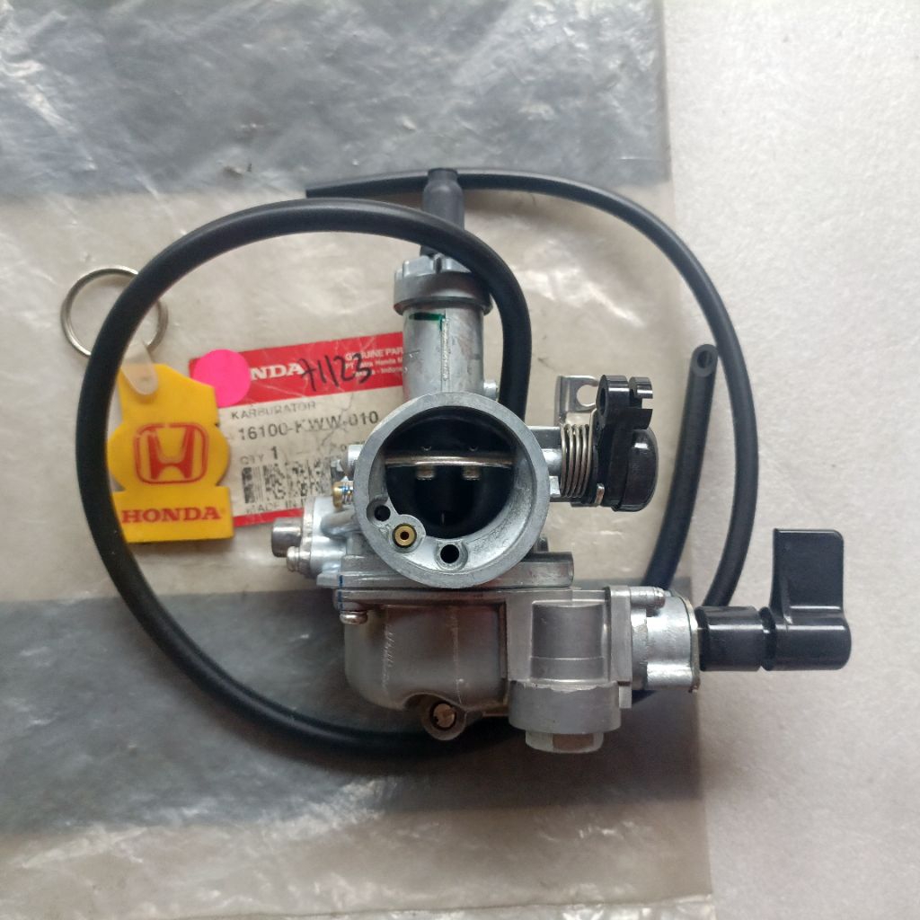 CARBURATOR KARBURATOR ASSY HONDA ABSOLUTE REVO 110 KARBU ORIGINAL 16100-KWW-010