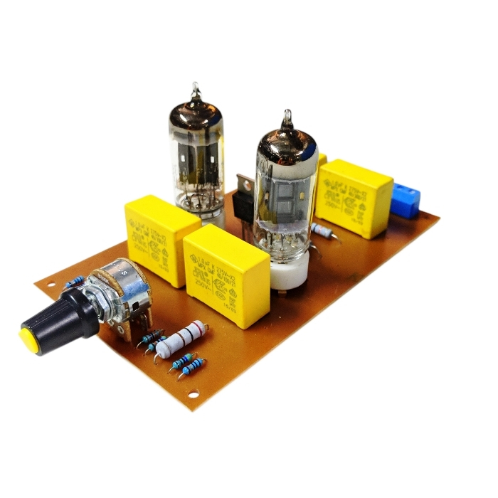 Kit preamp tabung tube 6C4 hifi pre amplifier line stage EC90