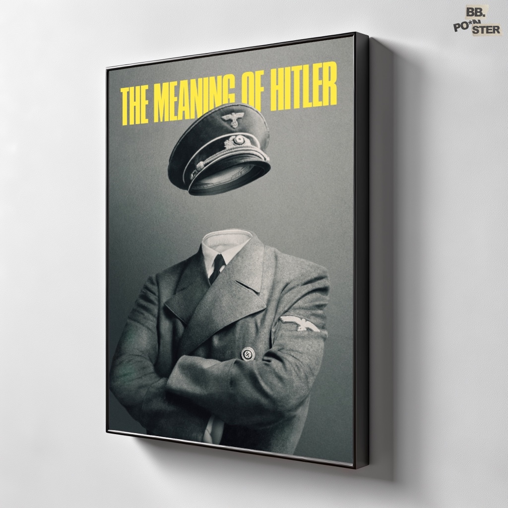 Poster Film Movie THE MEANING OF HITLER Frameblock - Pajangan Hiasan Dinding Home Decor