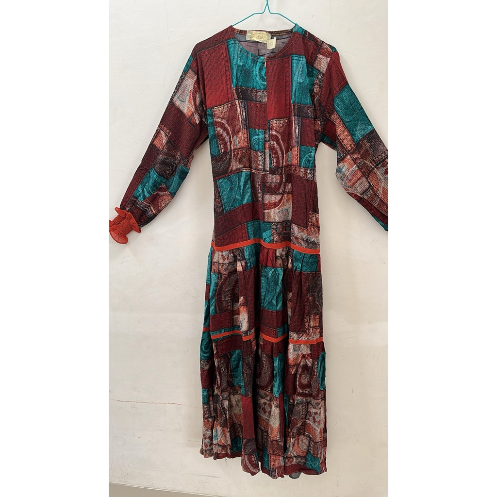 NEW - One Set Gamis - Abstrak