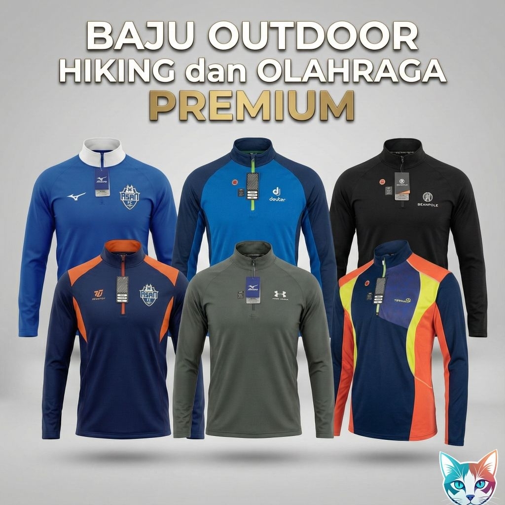 BASELAYER MIDLAYER OUTDOOR HIKING GUNUNG