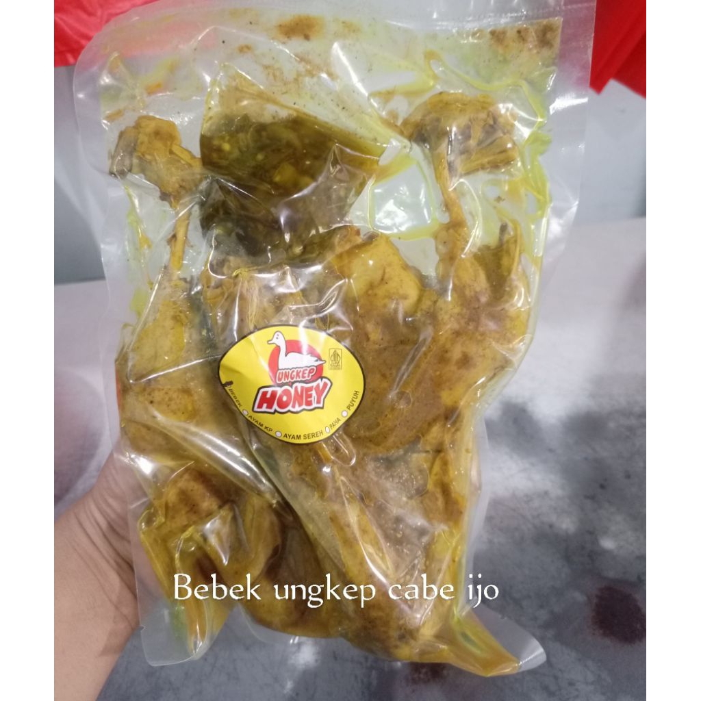 Bebek Ungkep Honey 1 ekor free sambal