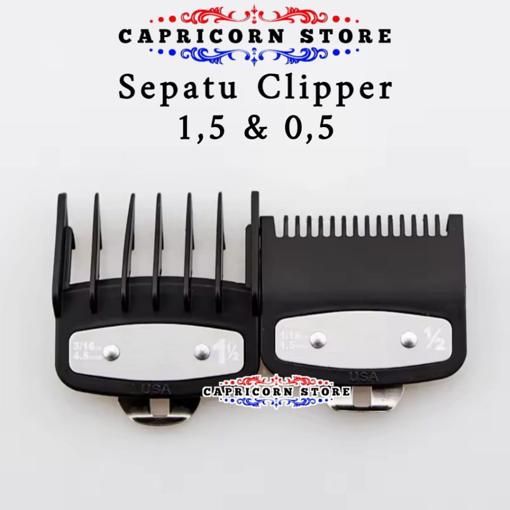 Sepatu Clipper Ukuran 0.5 & 1.5 Guard Mesin Cukur