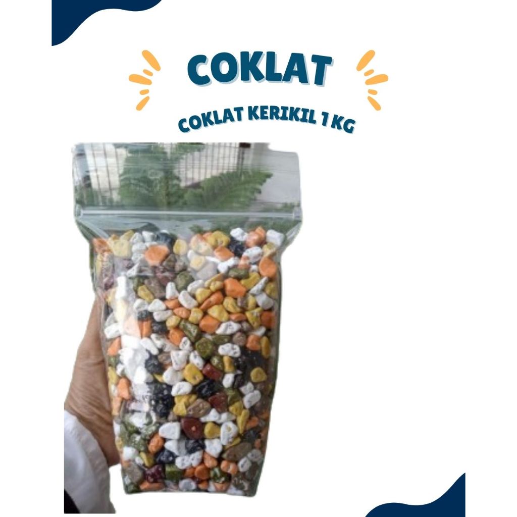 Coklat kerikil /Coklat Kerikil Fanatik /Coklat Kerikil Arab /Coklat Kerikil 1kg /Jual Coklat Kerikil