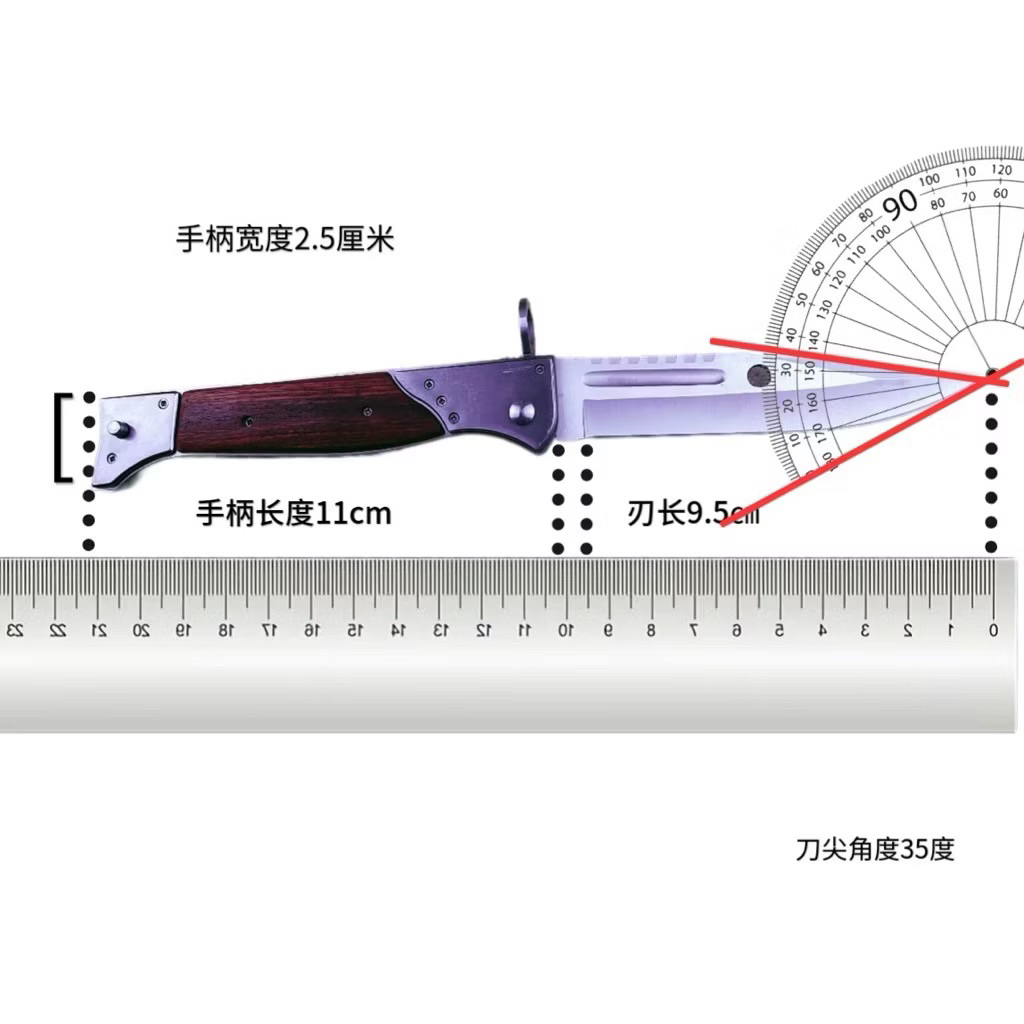 Pisau Survival kit/Pisau Buah Lipat AK47