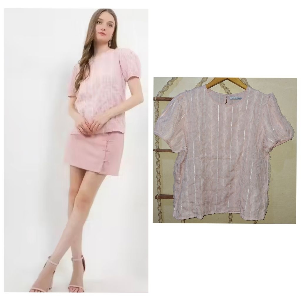 blouse puff CHIC SIMPLE (LIKE NEW)