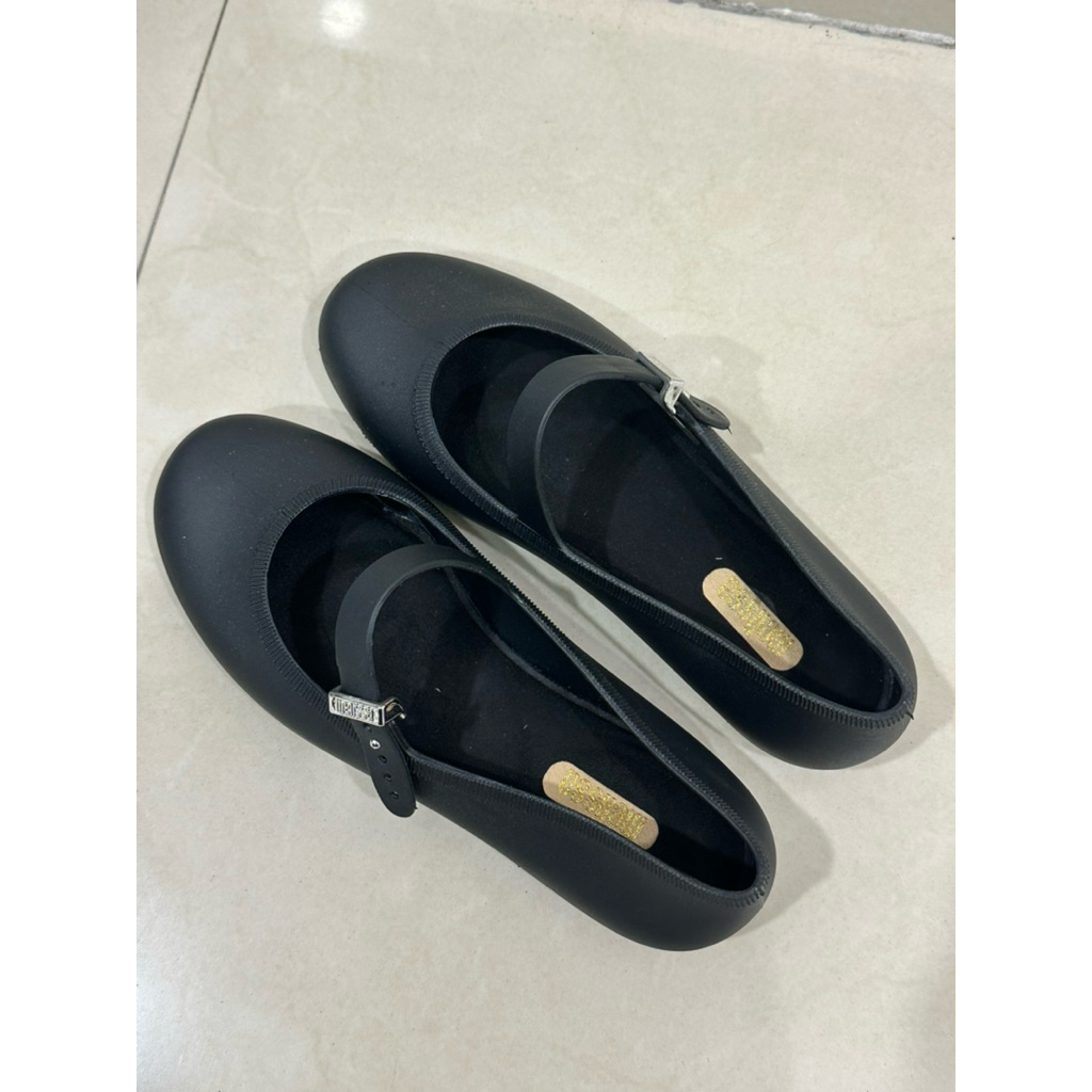 Melissa ORI Sepatu Karet Balerina Wanita Flatshoes Kerja Flat Shoes Kantor Kuliah Preloved