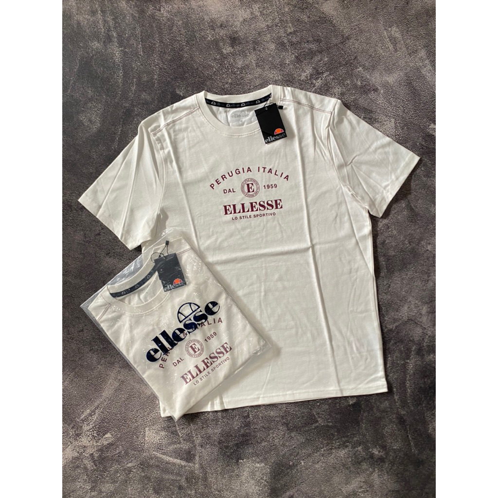 Ts ellesse perugia italia white bnwtip original 100%