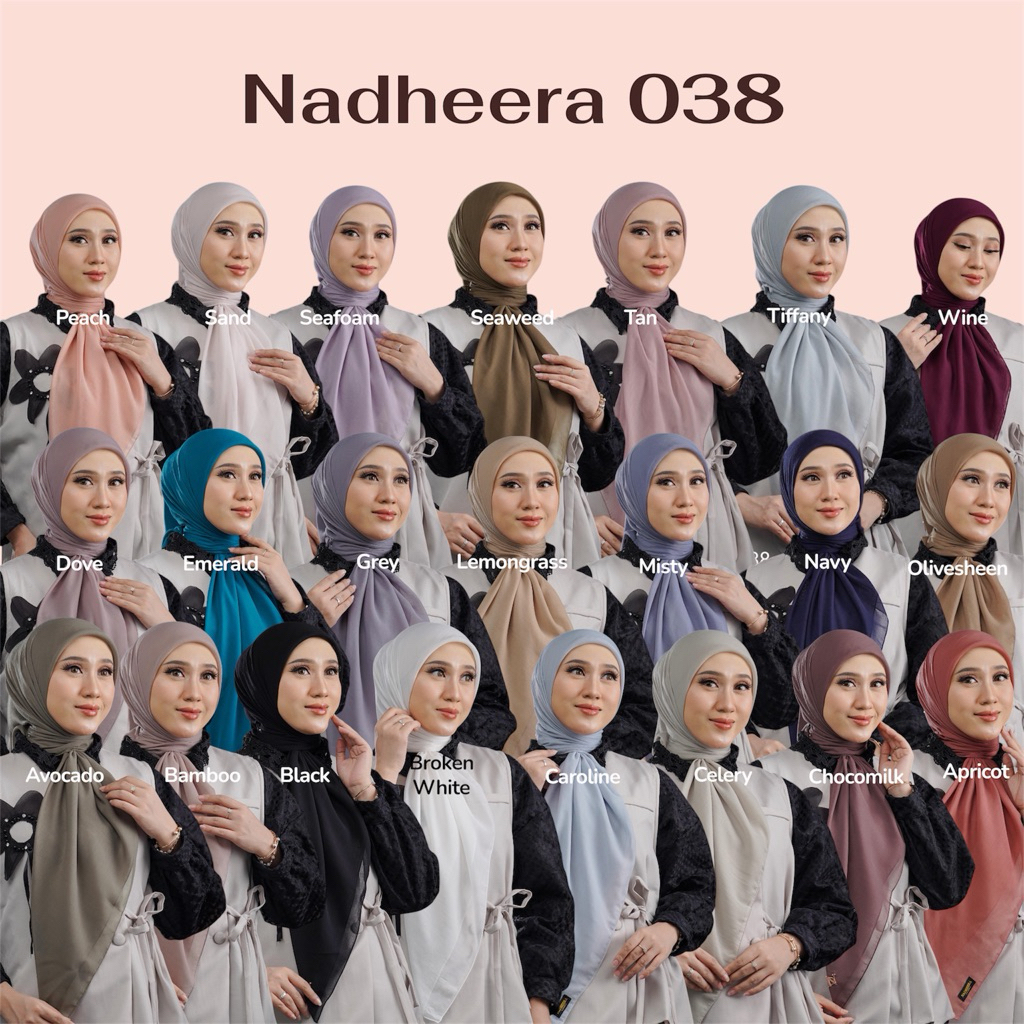 Nadheera 038 Voal Nadheera Luxury Hijab Voal Premium Voal Soft Premium