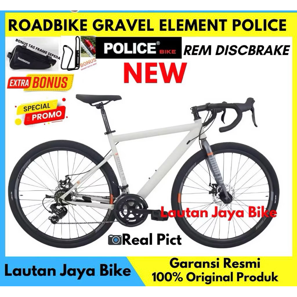 Sepeda Balap Gravel Roadbike POLICE TORONTO/ Scappa New