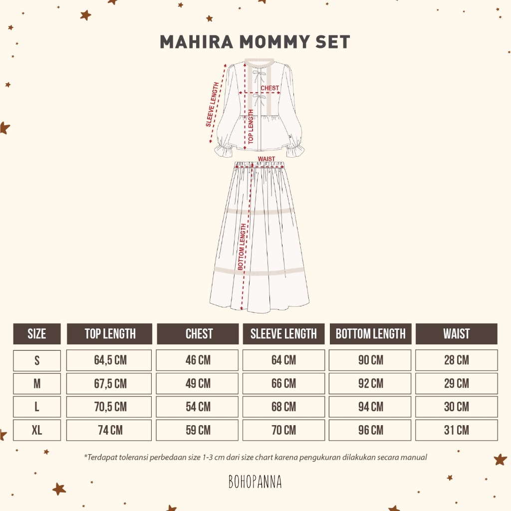 Sentosajaya_1 Giggles - Mahira Mommy Set Bohopanna Setelan Muslim Dewasa Couple Raya Collection