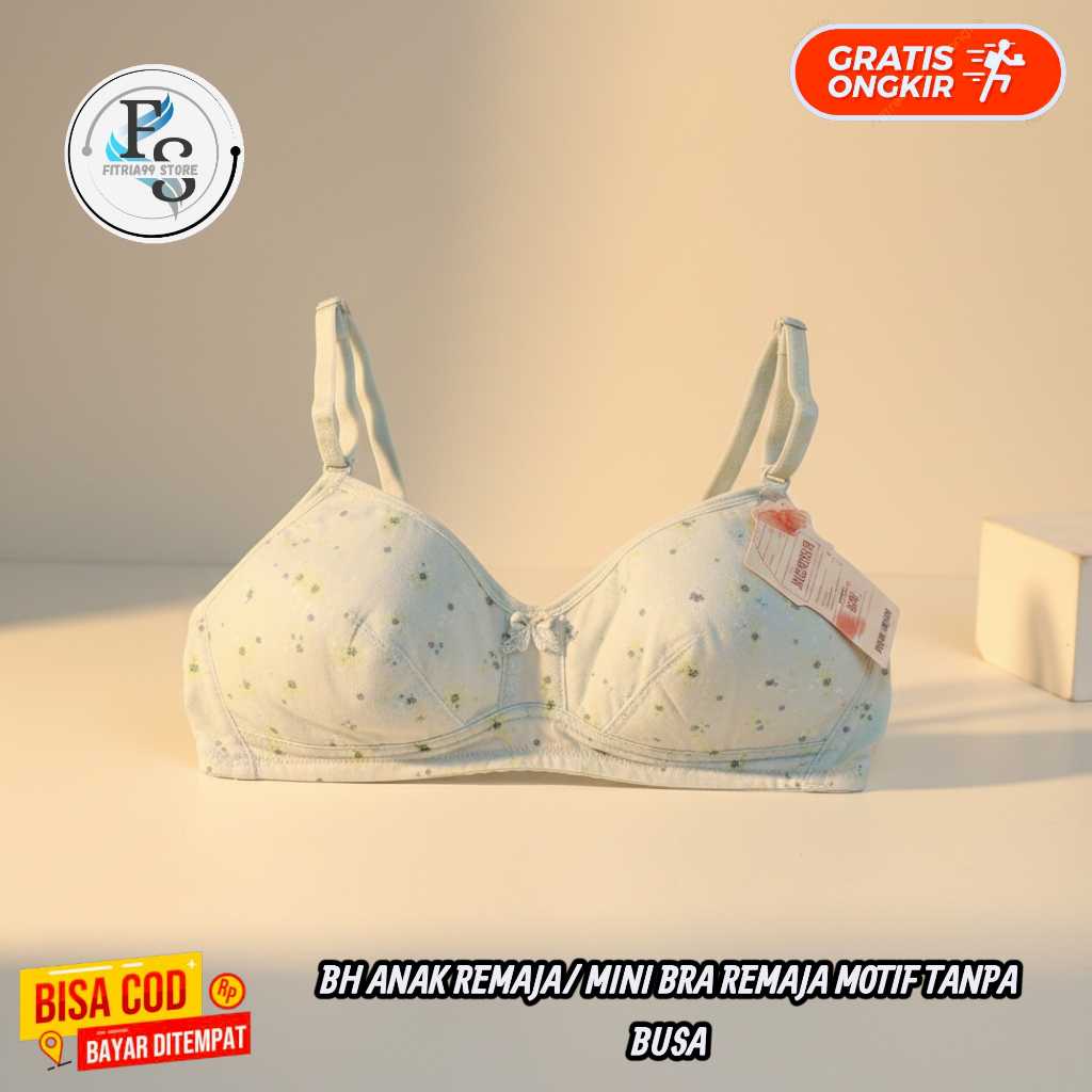 BH ANAK REMAJA/ MINI BRA REMAJA MOTIF TANPA BUSA