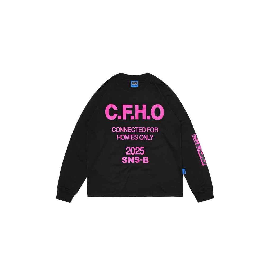 CFHO BLACK/PINK LONG SLEVE