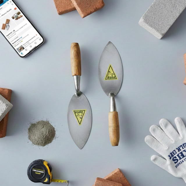 Cetok Poles Cap Sukun Gagang Kayu Ukuran Besar