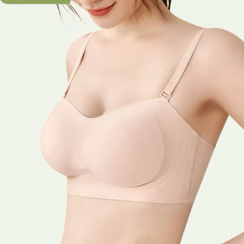 Bra BH Strapless Seamless Tanpa Kawat - Tali Bisa Dilepas