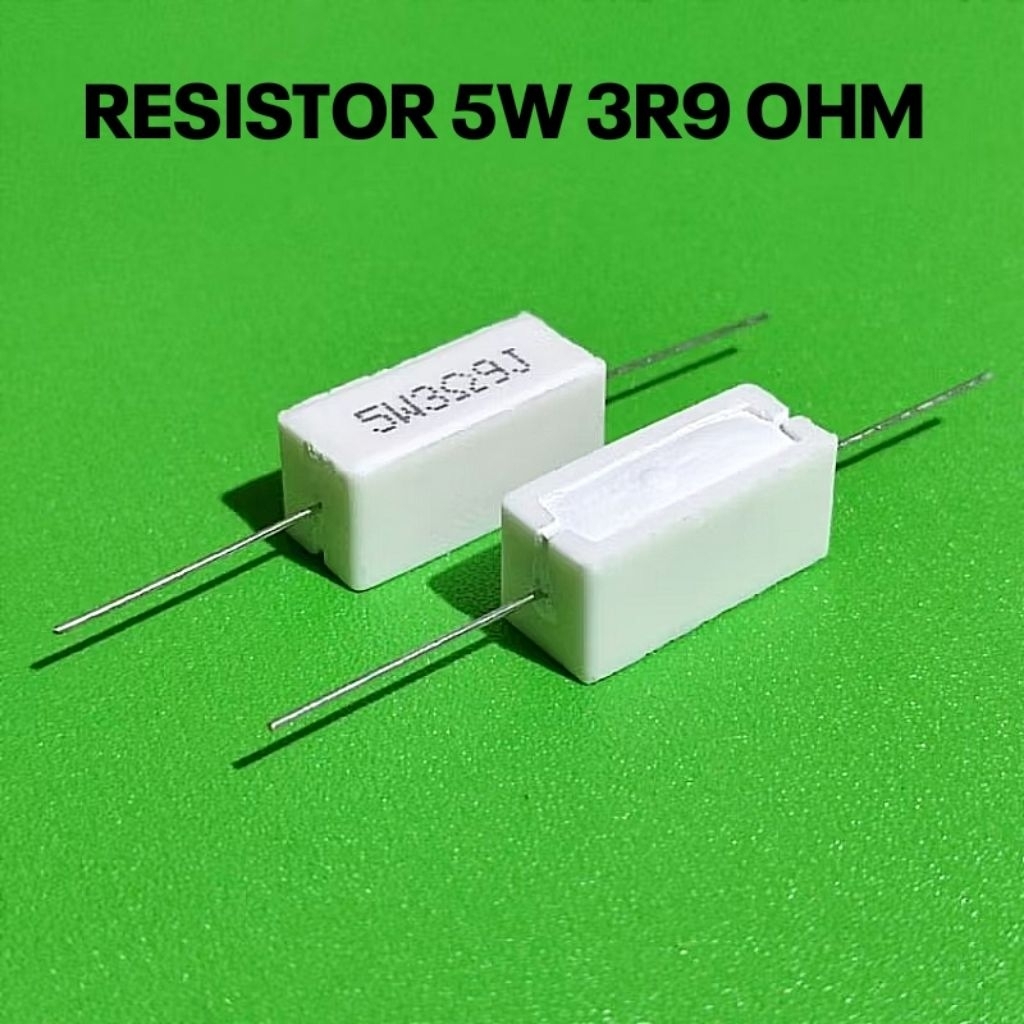 RESISTOR KAPUR 5W 5WATT 3R9 OHM ROHS