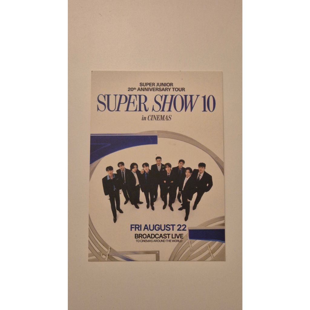 Postcard Super Junior [Super Show 10] 20th Anniversary Tour
