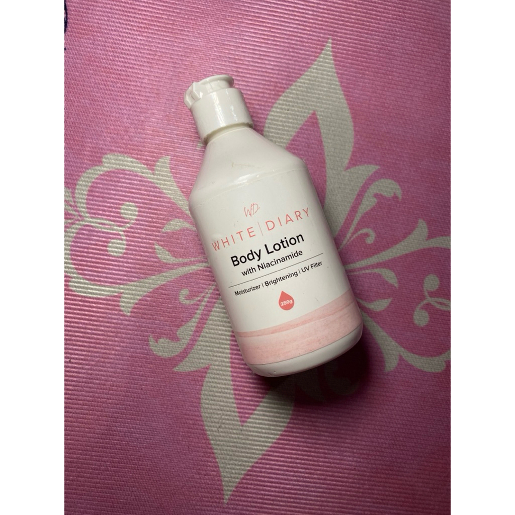 (NEW) Body lotion white diary