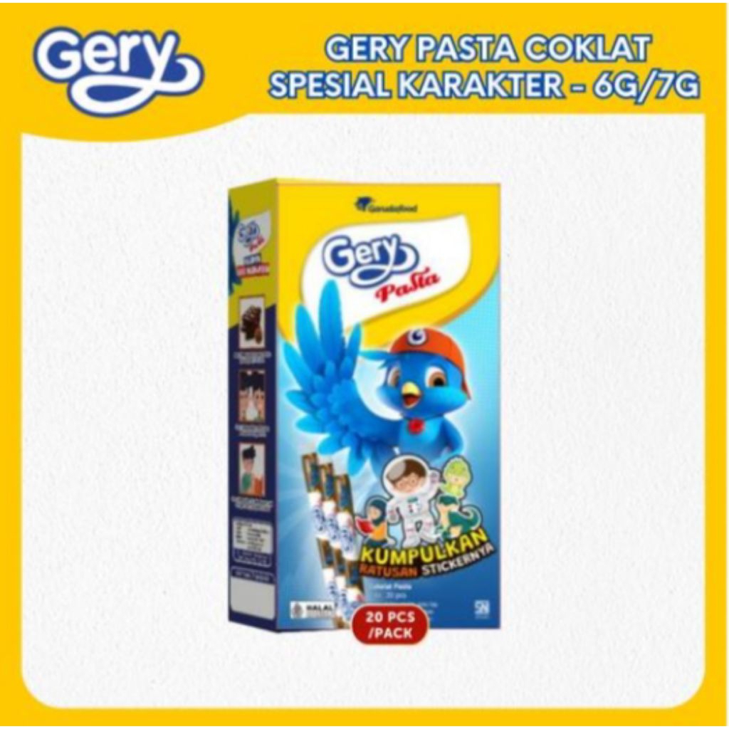 GERY PASTA COKLAT SPECIAL KARAKTER 1 BOX ISI 20 PCS