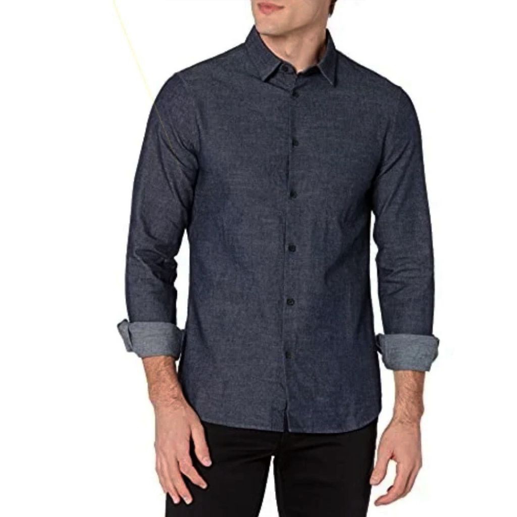 Kemeja Armani Exchange Dark Grey