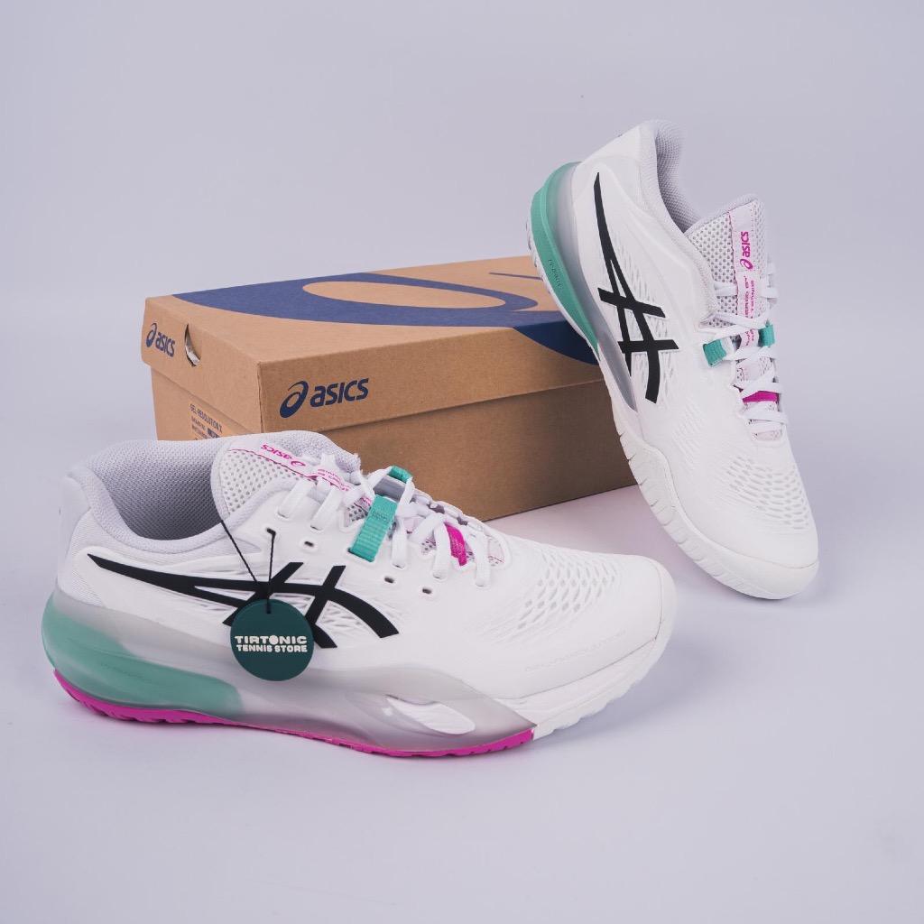 Sepatu Tenis Asics Gel Resolution X Court White Tennis BNIB ORIGINAL