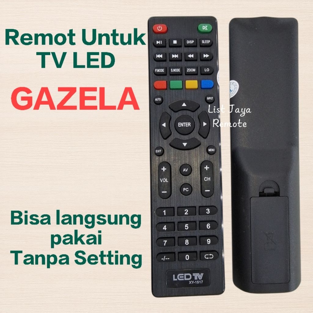 Remote Untuk Semua Tv LED GAZELA