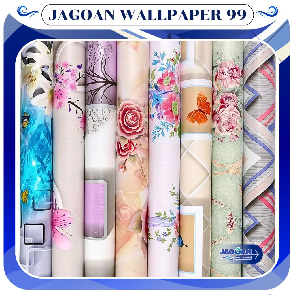 Wallpaper Dinding Motif Batik Gold Bunga Wallpaper Dinding Ruang Tamu Motif Batik Emas Wallpaper Kam