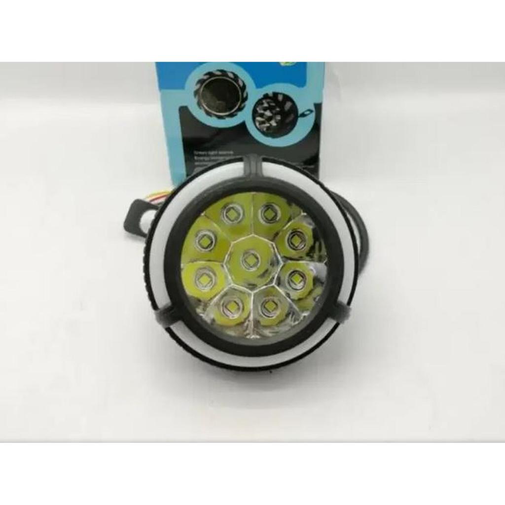 Lampu Tembak Sorot Motor Simpel Tempel DiSpion 5 Mode Kedip Kedip Strobo