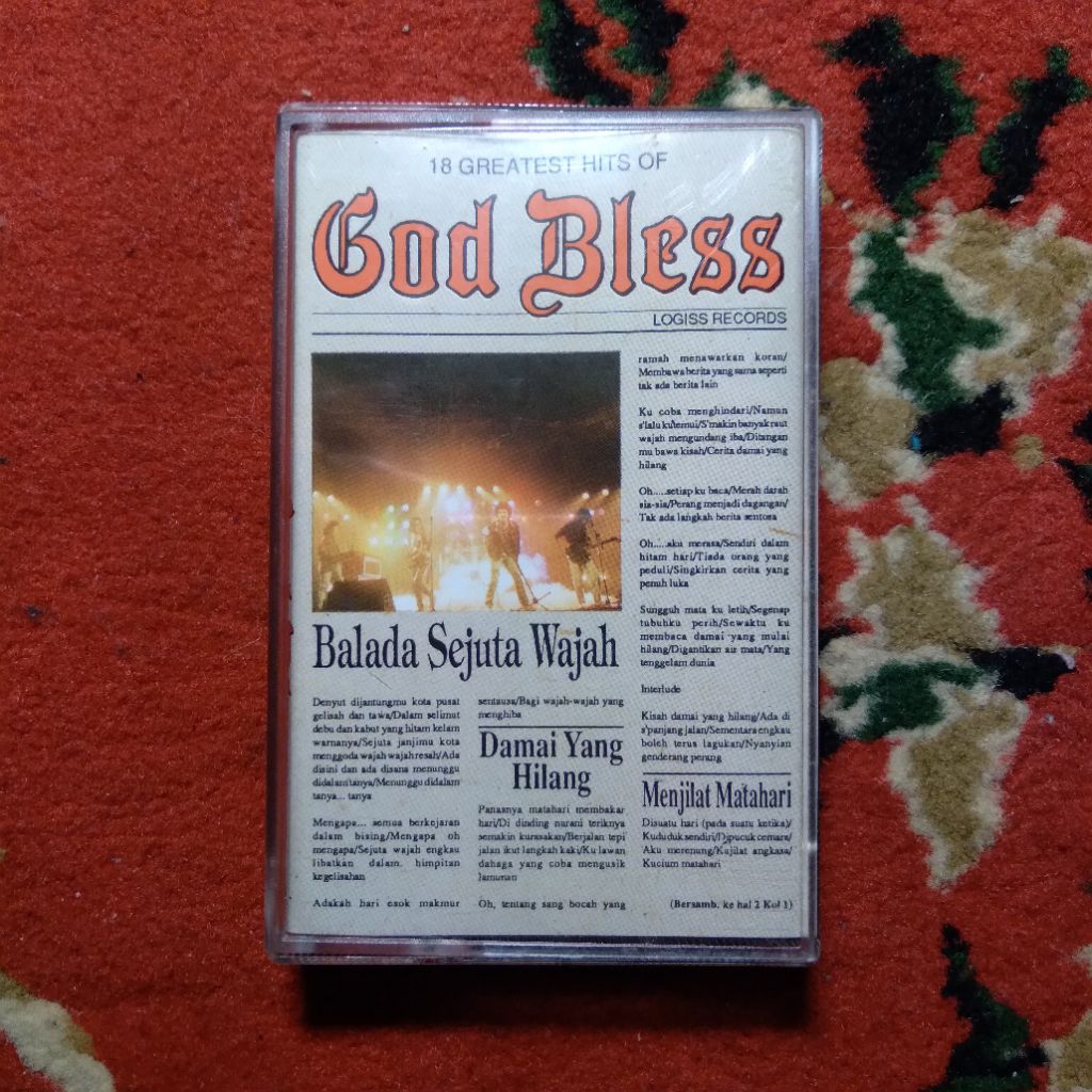 kaset pita god bless 18 greatest hits