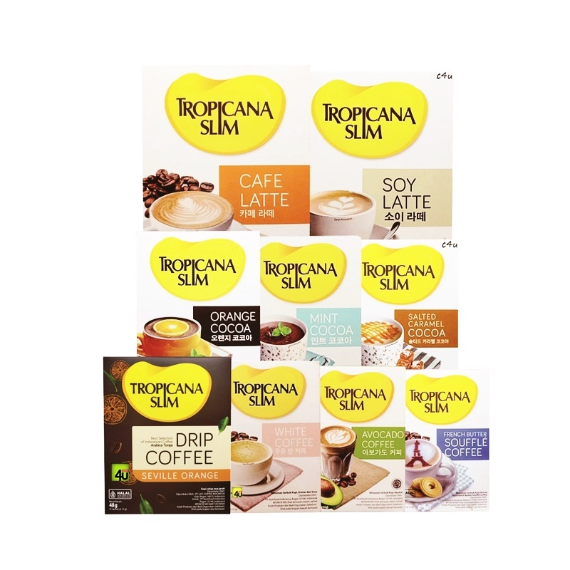 Tropicana Slim - Minuman Serbuk Cokelat dan Kopi Instan