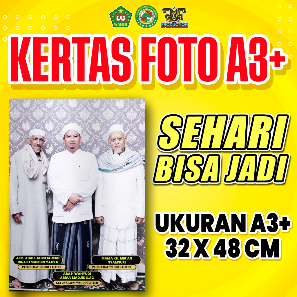CETAK KERTAS FOTO A3+ | 32 X 48 CM