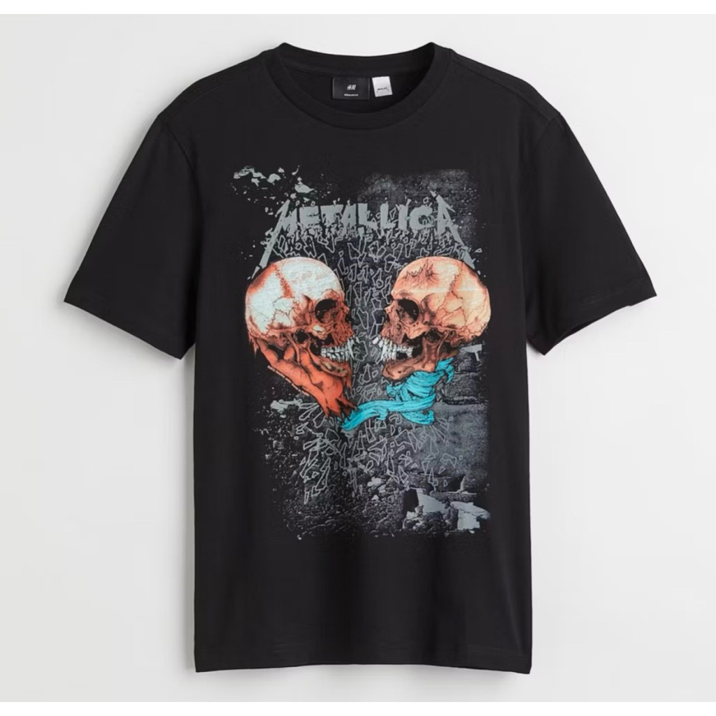 T-Shirt / Tees Metallica Band Black Faded Colour (NEW)