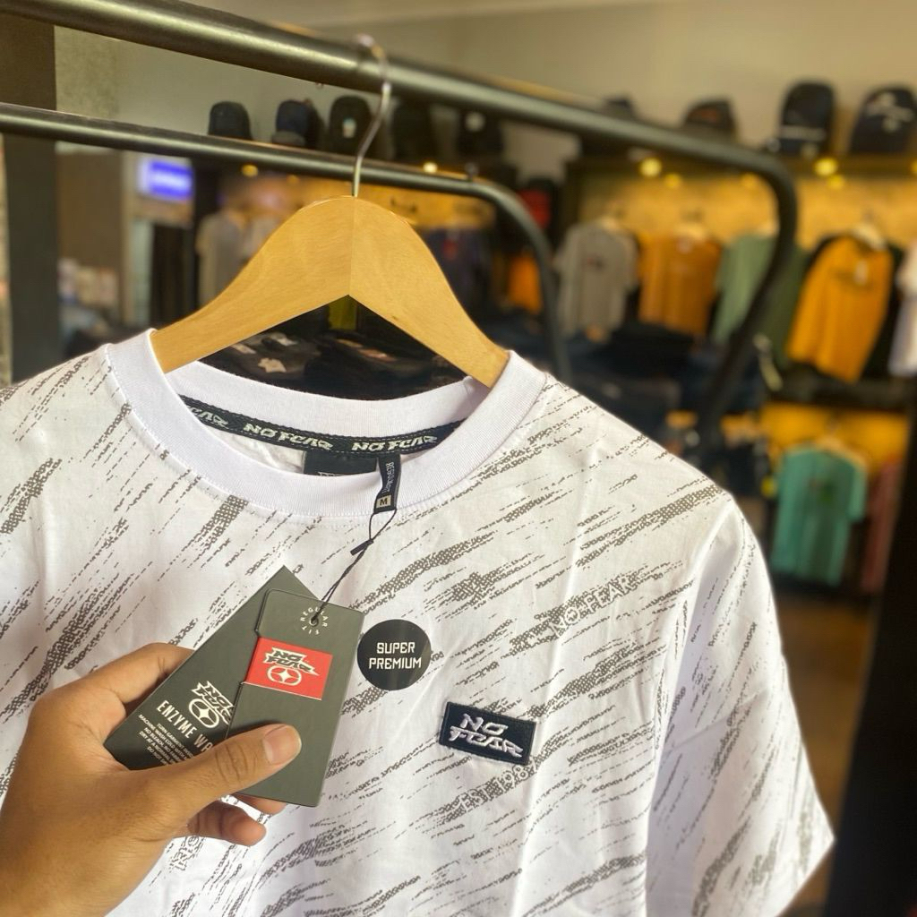 Kaos No Fear Pria Lengan Pendek / Baju Surfing No Fear Super Premium High Quality / T-Shirt NoFear T