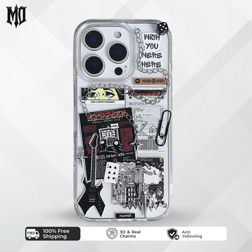 [morveil] Luxe - NECKDEEP CASE HP IPHONE ANDROID casing resin unik aesthetic keen gothic y2k