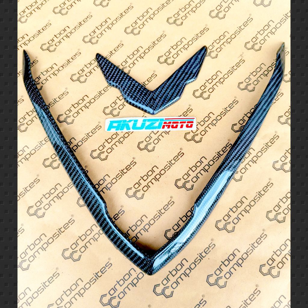 Garnish List V Besar Kecil Vario 125 150 Old Carbon Kevlar