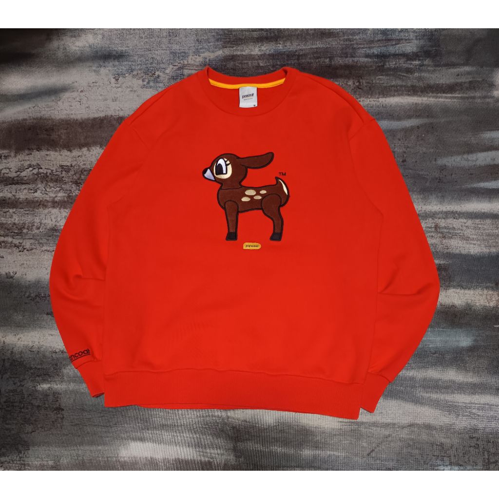 crewneck pancoat jerapah big logo bordir