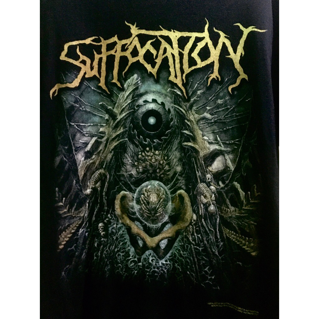 T-shirt Band Suffocation (Original) | Kaos Band Hitam