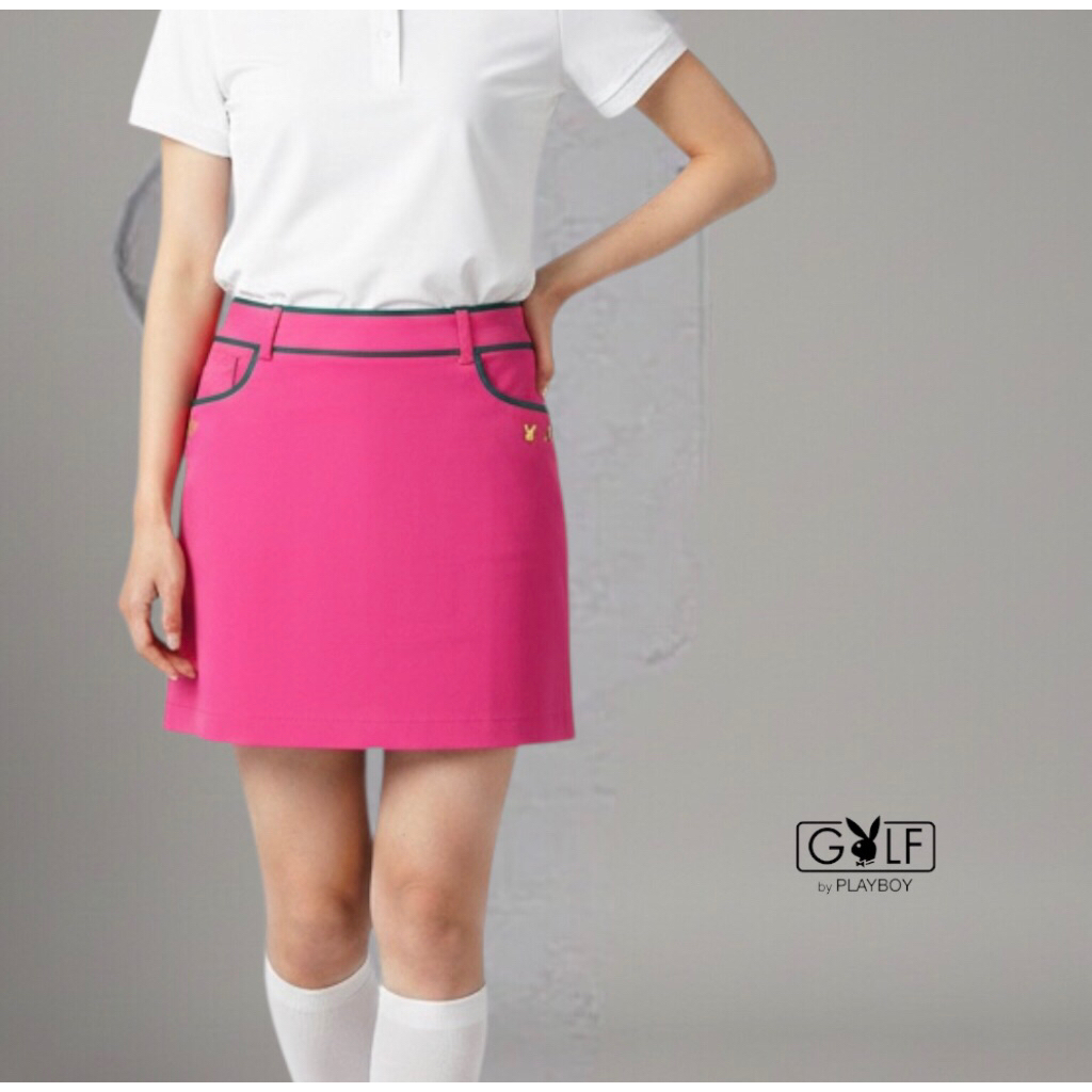 Rok Golf Tennis PLAYBOY  GOLFCelana  Pendek Olahraga Tennis Golf Wanita Original Second Preloved