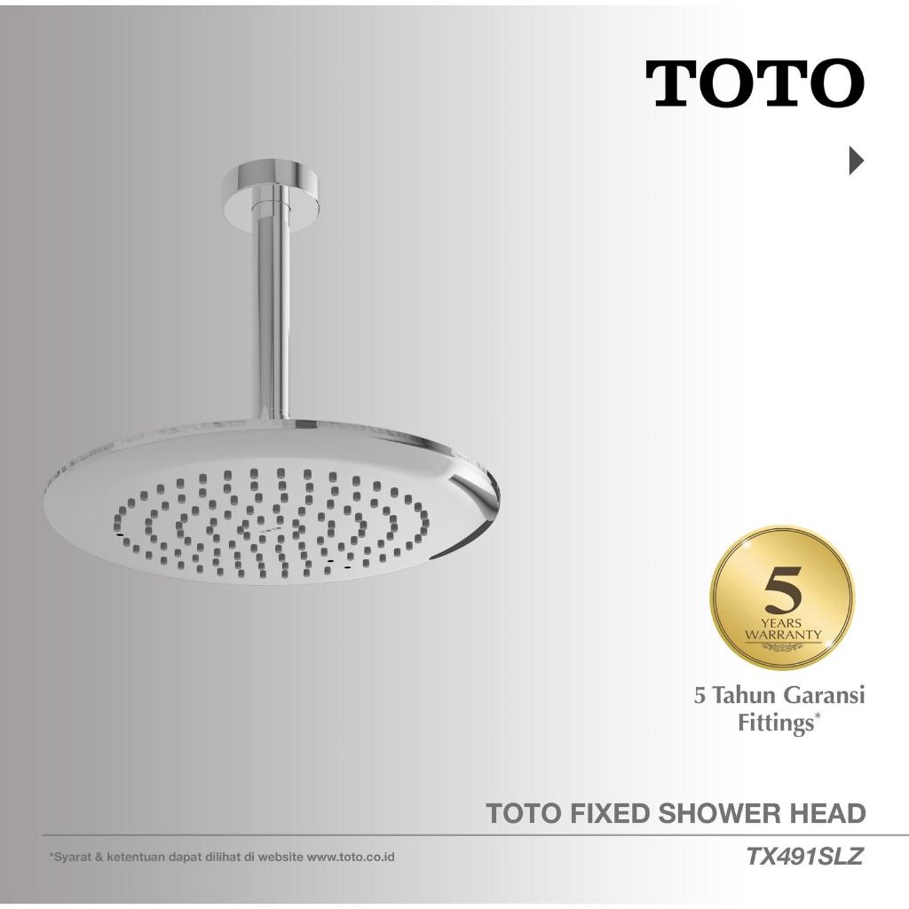 TOTO Shower Head TX491SLZ | Head Shower - Shower Mandi - Rain Shower