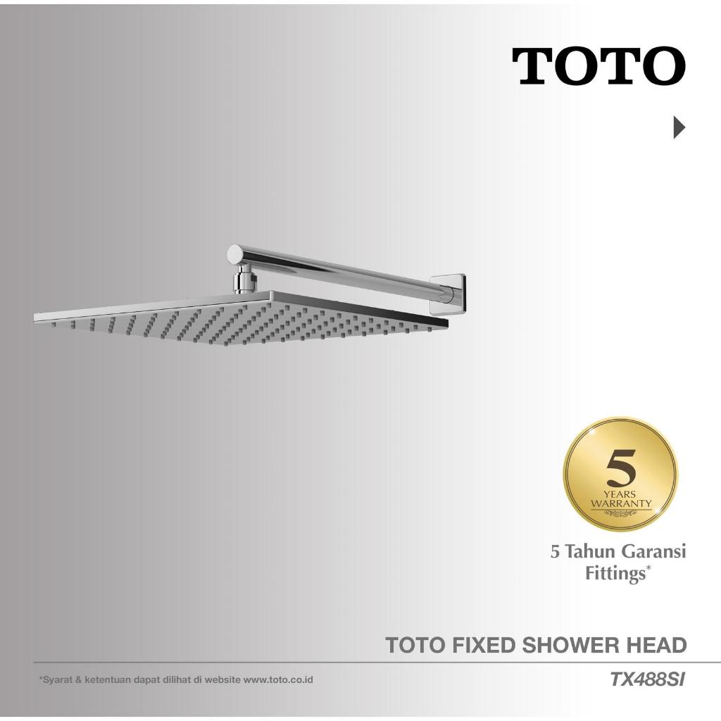 TOTO Shower Head TX488SI | Head Shower - Shower Mandi - Rain Shower