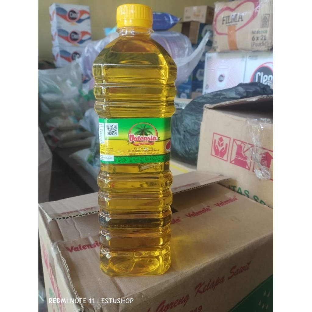 Valensia minyak goreng kemasan botol 1liter