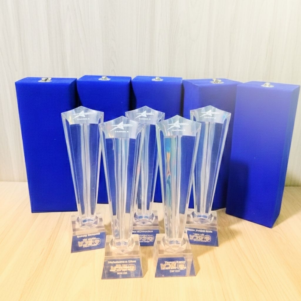 TROPHY RESIN BENING ELEGAGAN | Trophy penghargaan, Desian custom