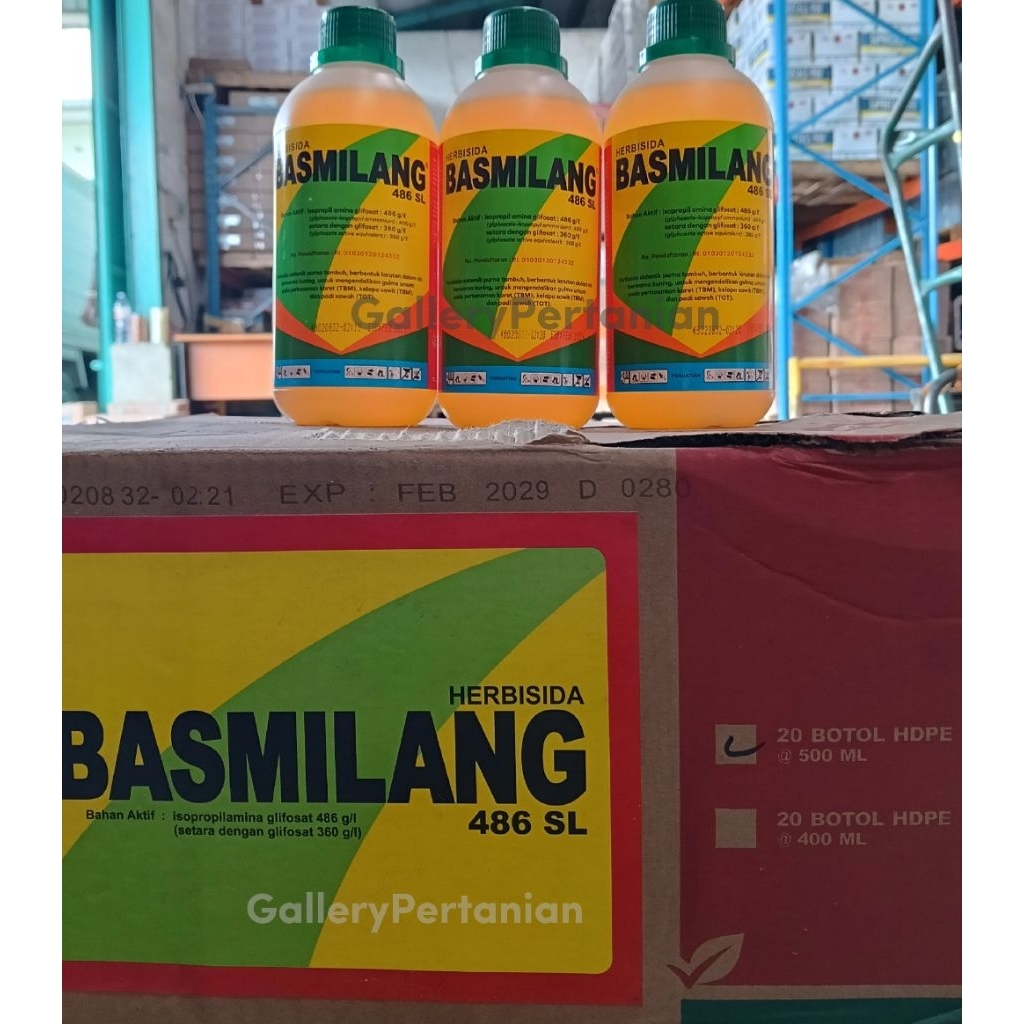 HERBISIDA BASMILANG 486SL 500ML (20BTL/BOX)