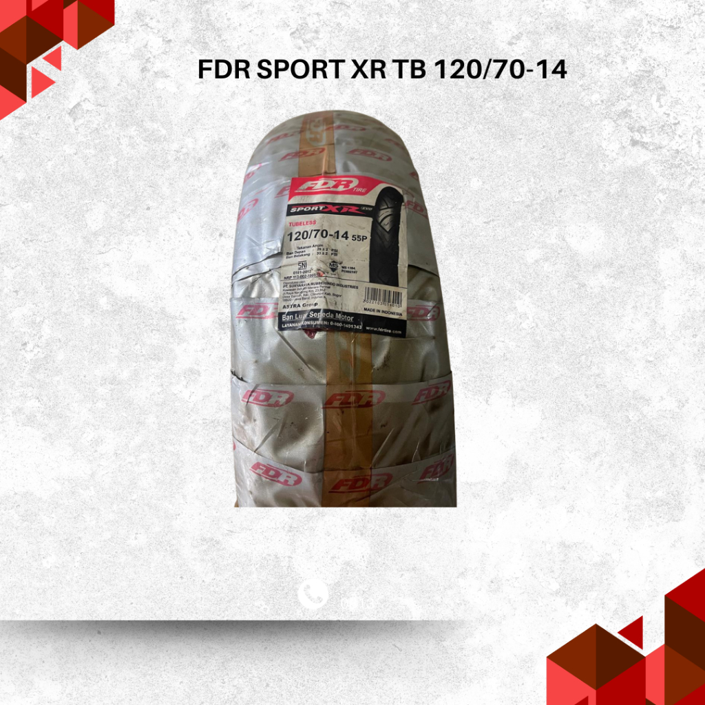 BAN FDR SPORT XR TL 120/70-14