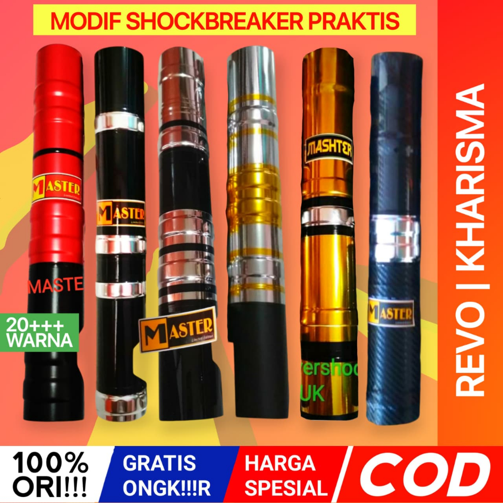 MASTER Cover Shock Sok Skok Depan Revo Kharisma Fi Fit 100 110 125 Absolute Injeksi Lama Depan