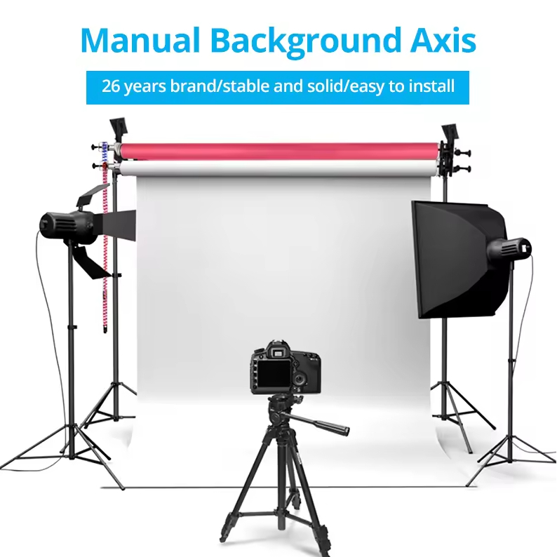 Holder Backdrop Manual Expander Roller Studio Background